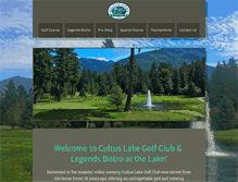 Tablet Screenshot of golfcultus.com